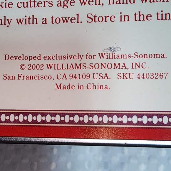 VINTAGE WILLIAMS SONOMA 10 ANIMAL COOKIE CUTTERS SET - Picture 6 of 6